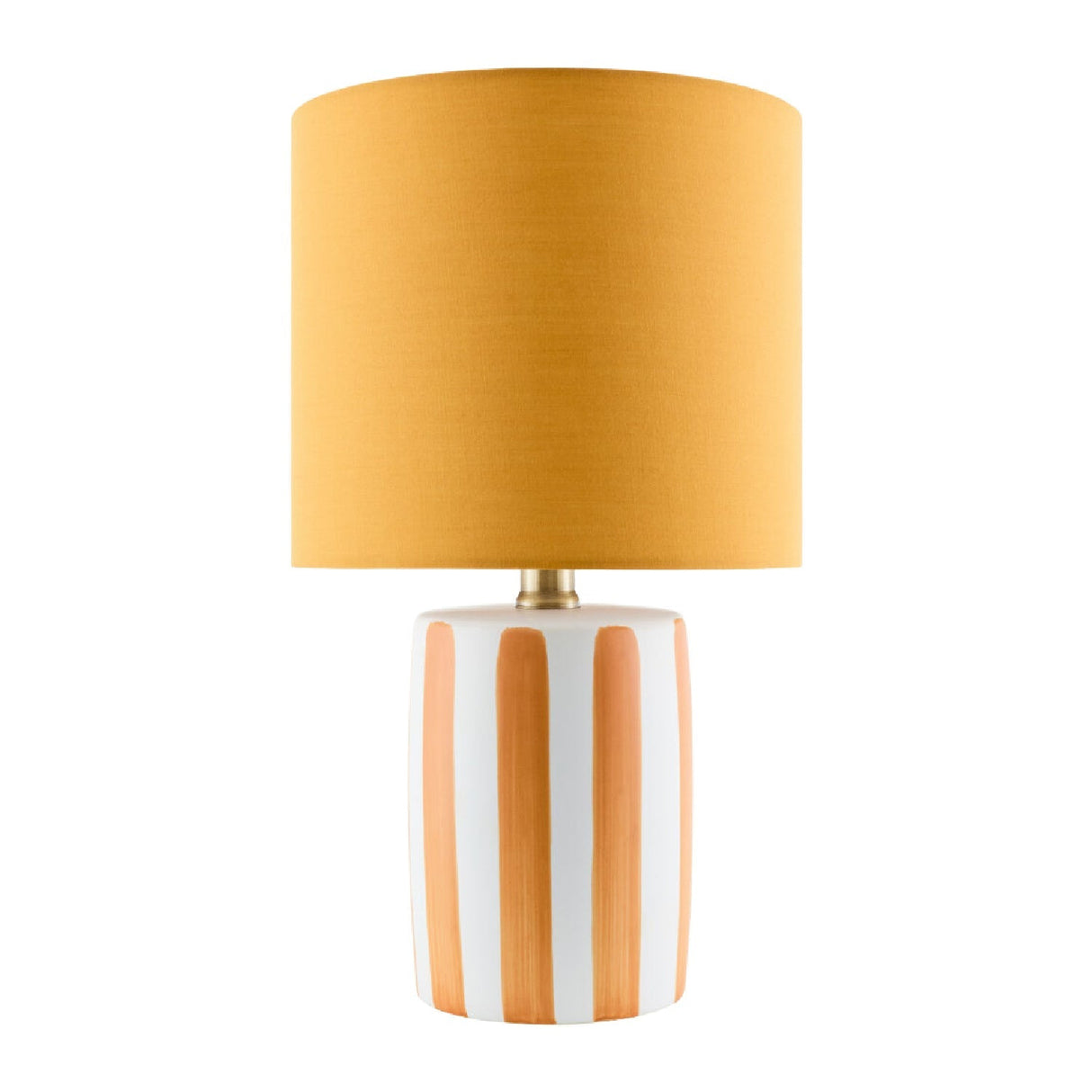 Modern European furniture - Striped Ceramic Linen Table Lamp - www.oroa.com