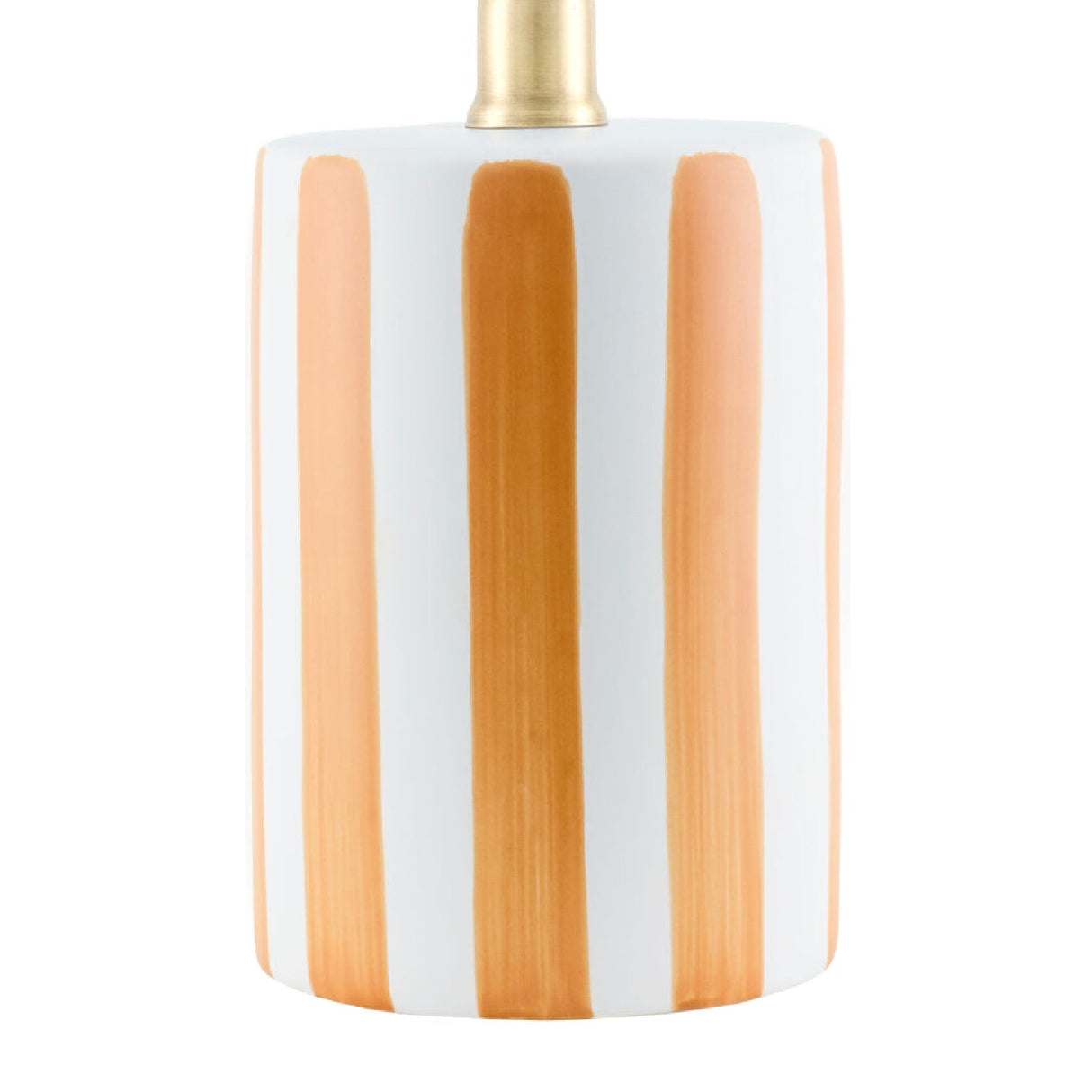Modern European furniture - Striped Ceramic Linen Table Lamp - www.oroa.com