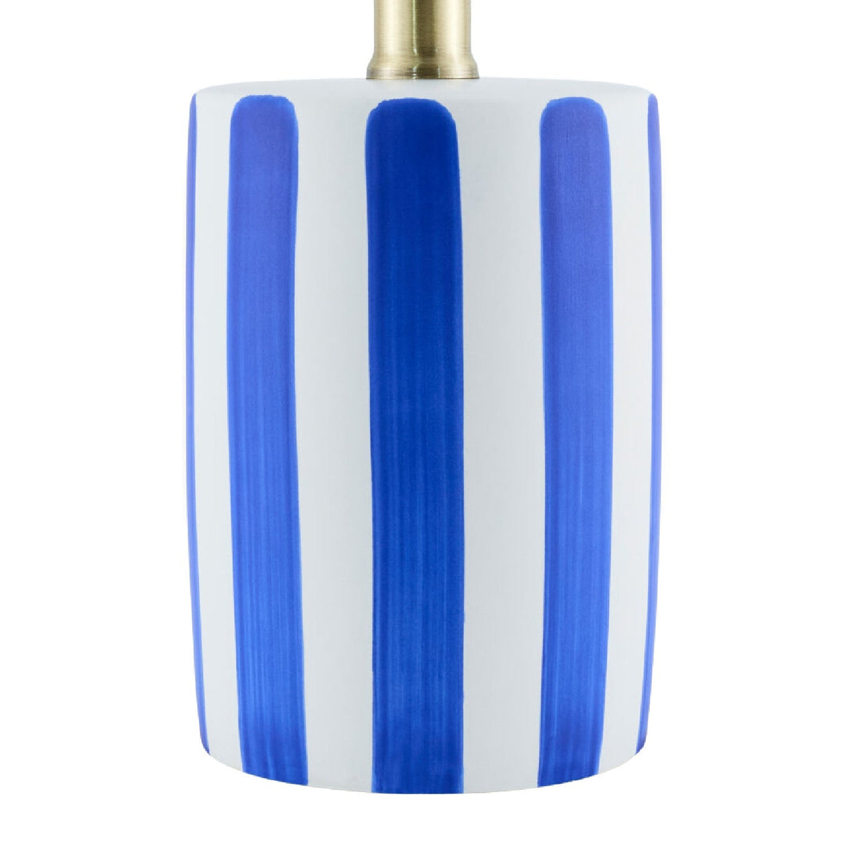 Modern European furniture - Striped Ceramic Linen Table Lamp - www.oroa.com