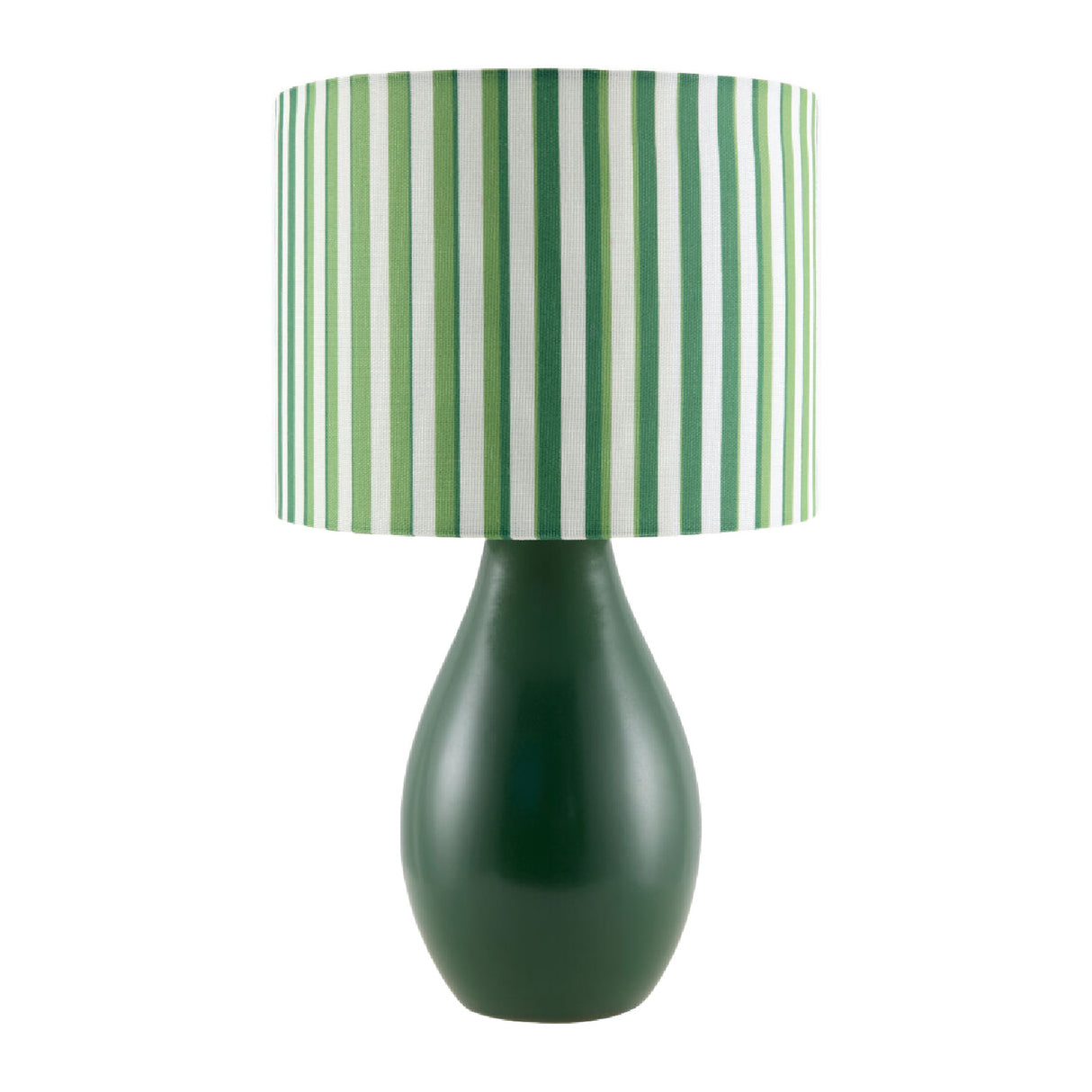 Modern European furniture - Striped Linen Ceramic Table Lamp - www.oroa.com | Oroa.com