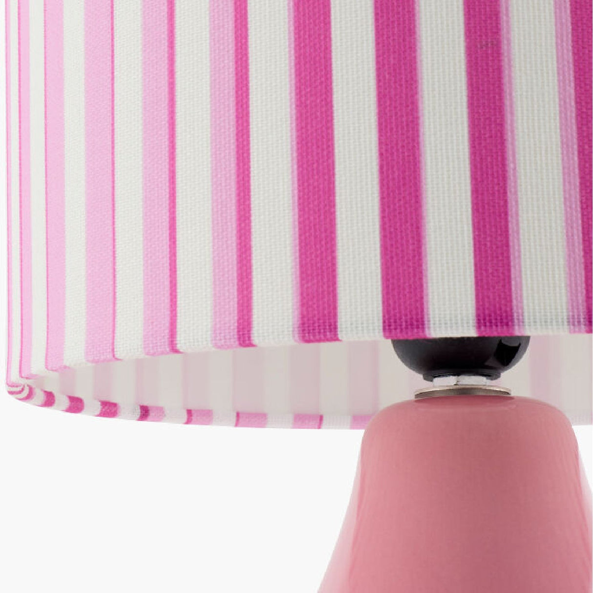 Modern European furniture - Striped Linen Ceramic Table Lamp - www.oroa.com