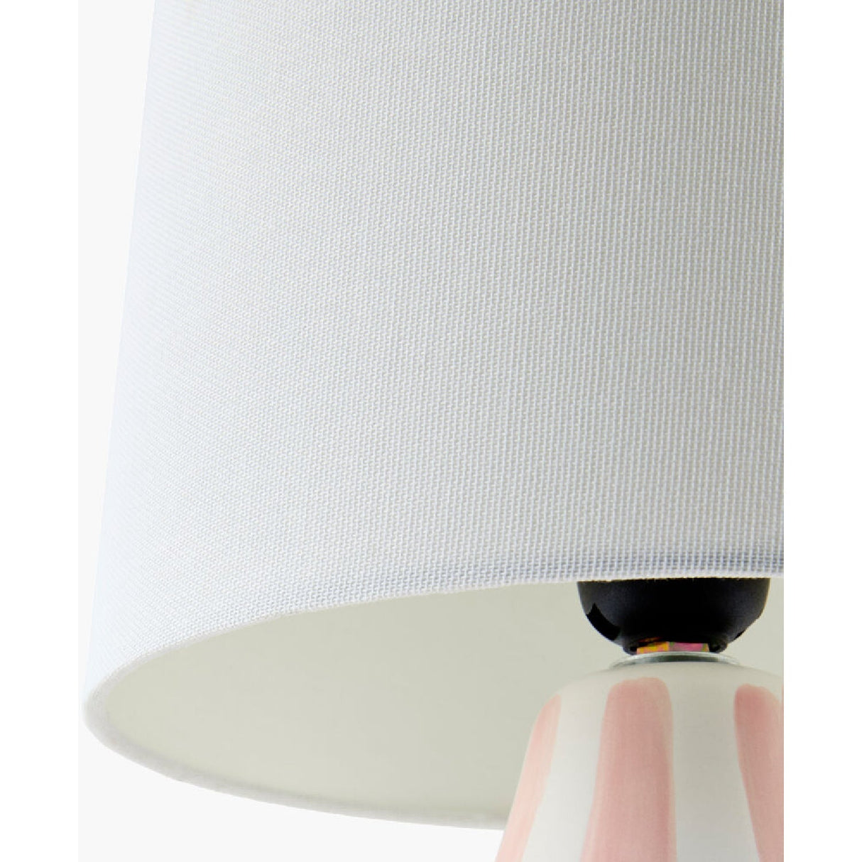 Modern European furniture - Hand-painted Striped Ceramic Table Lamp - www.oroa.com