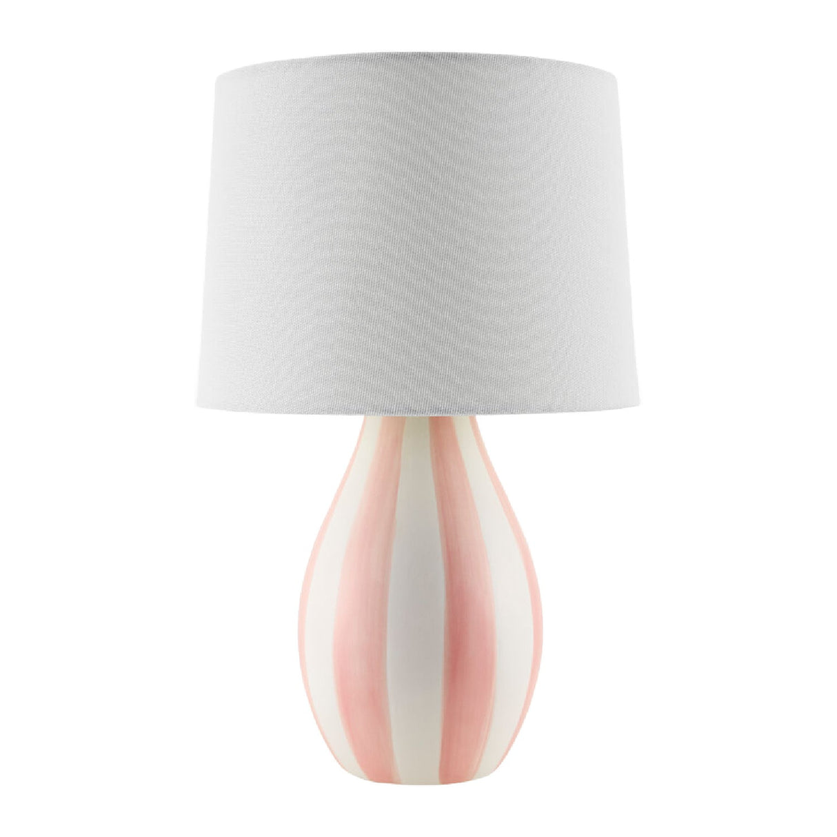 Modern European furniture - Hand-painted Striped Ceramic Table Lamp - www.oroa.com