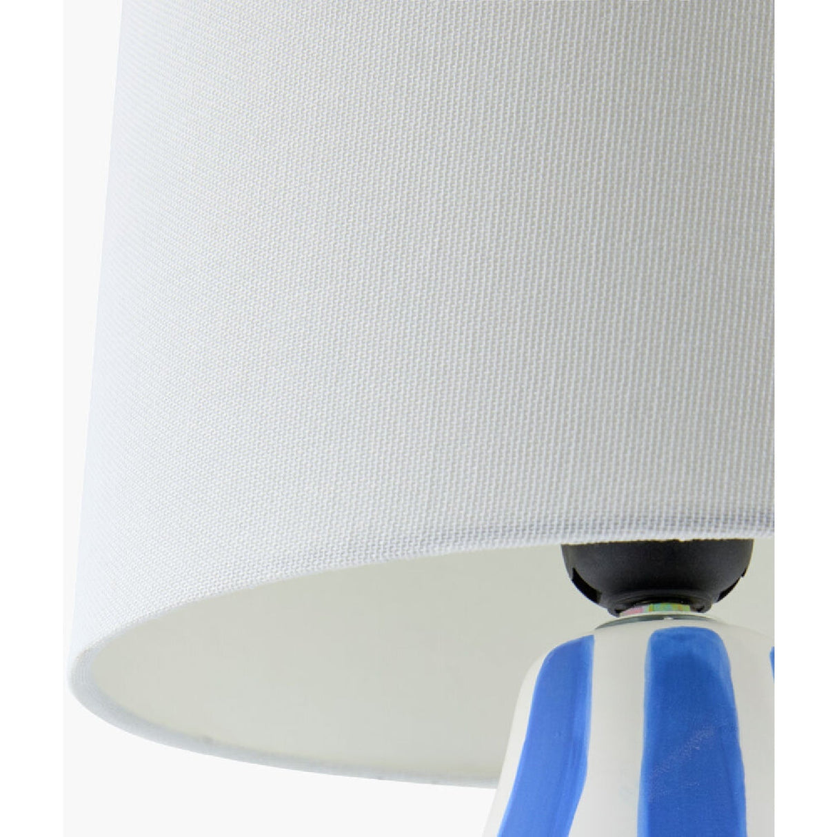 Modern European furniture - Hand-painted Striped Ceramic Table Lamp - www.oroa.com