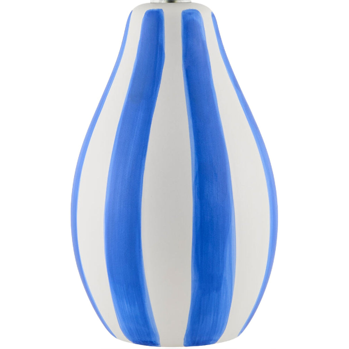 Modern European furniture - Hand-painted Striped Ceramic Table Lamp - www.oroa.com