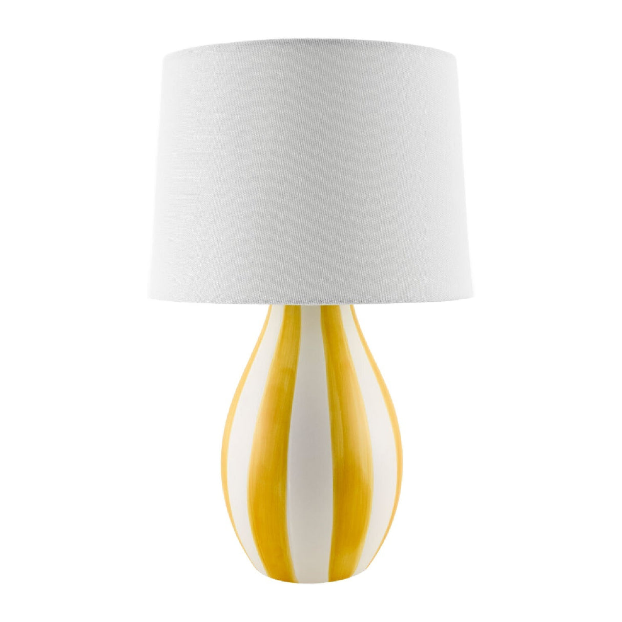 Modern European furniture - Hand-painted Striped Ceramic Table Lamp - www.oroa.com
