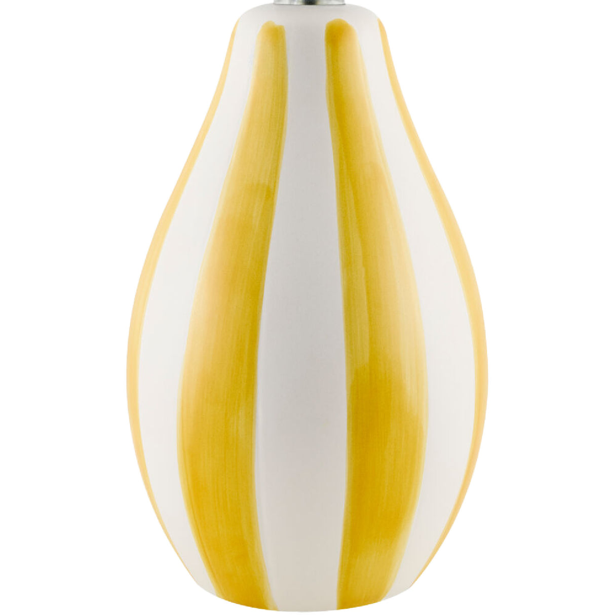 Modern European furniture - Hand-painted Striped Ceramic Table Lamp - www.oroa.com