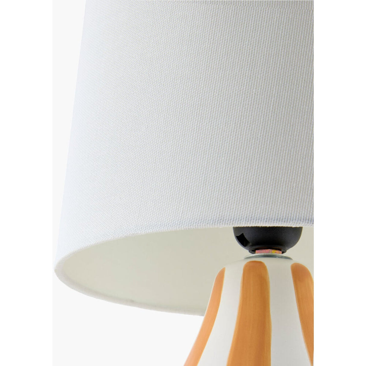 Modern European furniture - Hand-painted Striped Ceramic Table Lamp - www.oroa.com