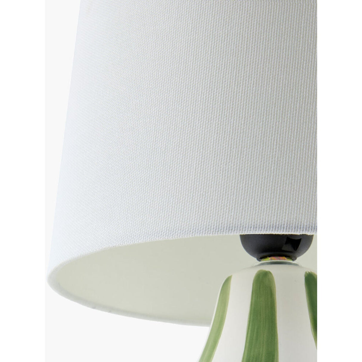 Modern European furniture - Hand-painted Striped Ceramic Table Lamp - www.oroa.com