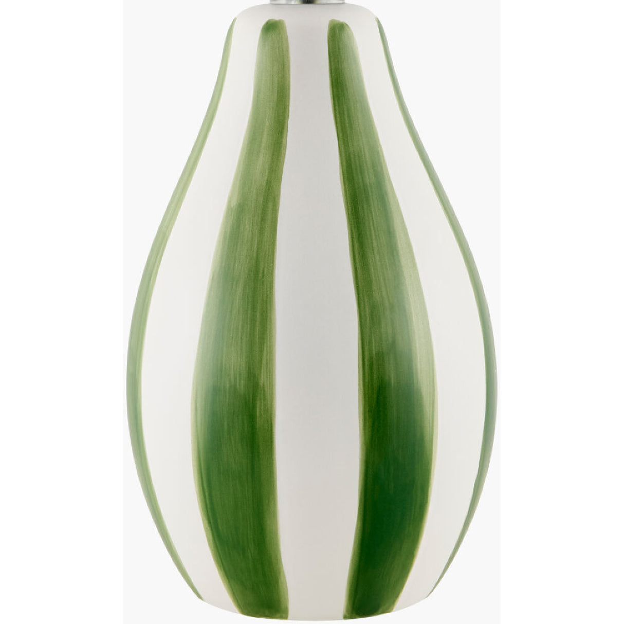Modern European furniture - Hand-painted Striped Ceramic Table Lamp - www.oroa.com