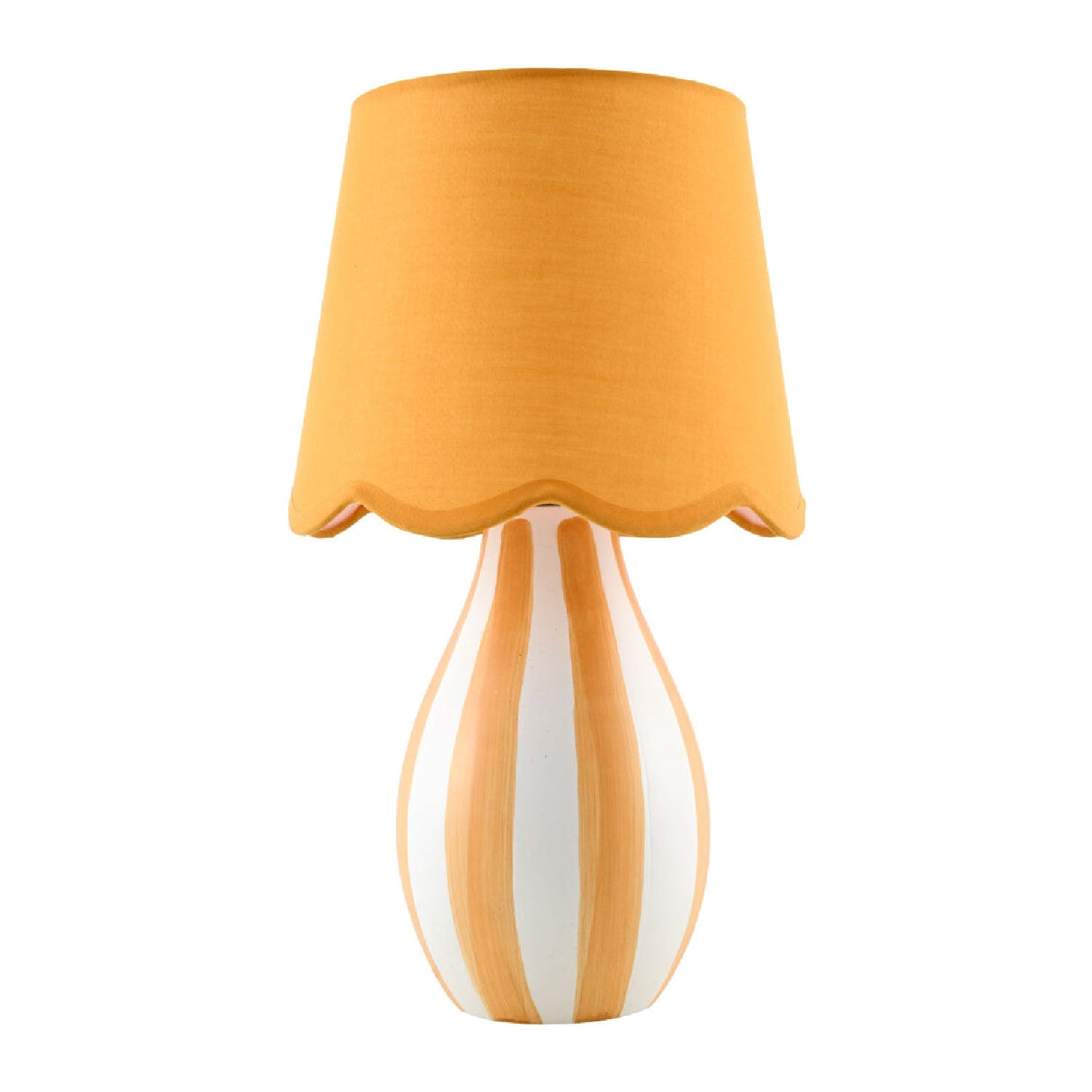 Modern European furniture - Striped Ceramic Seagrass Table Lamp - www.oroa.com