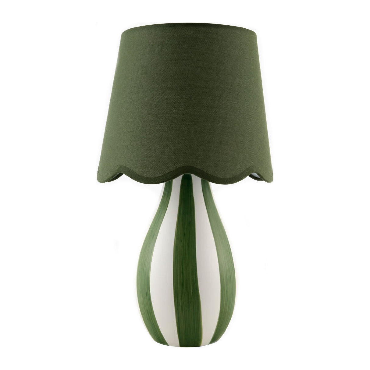 Modern European furniture - Striped Ceramic Seagrass Table Lamp - www.oroa.com