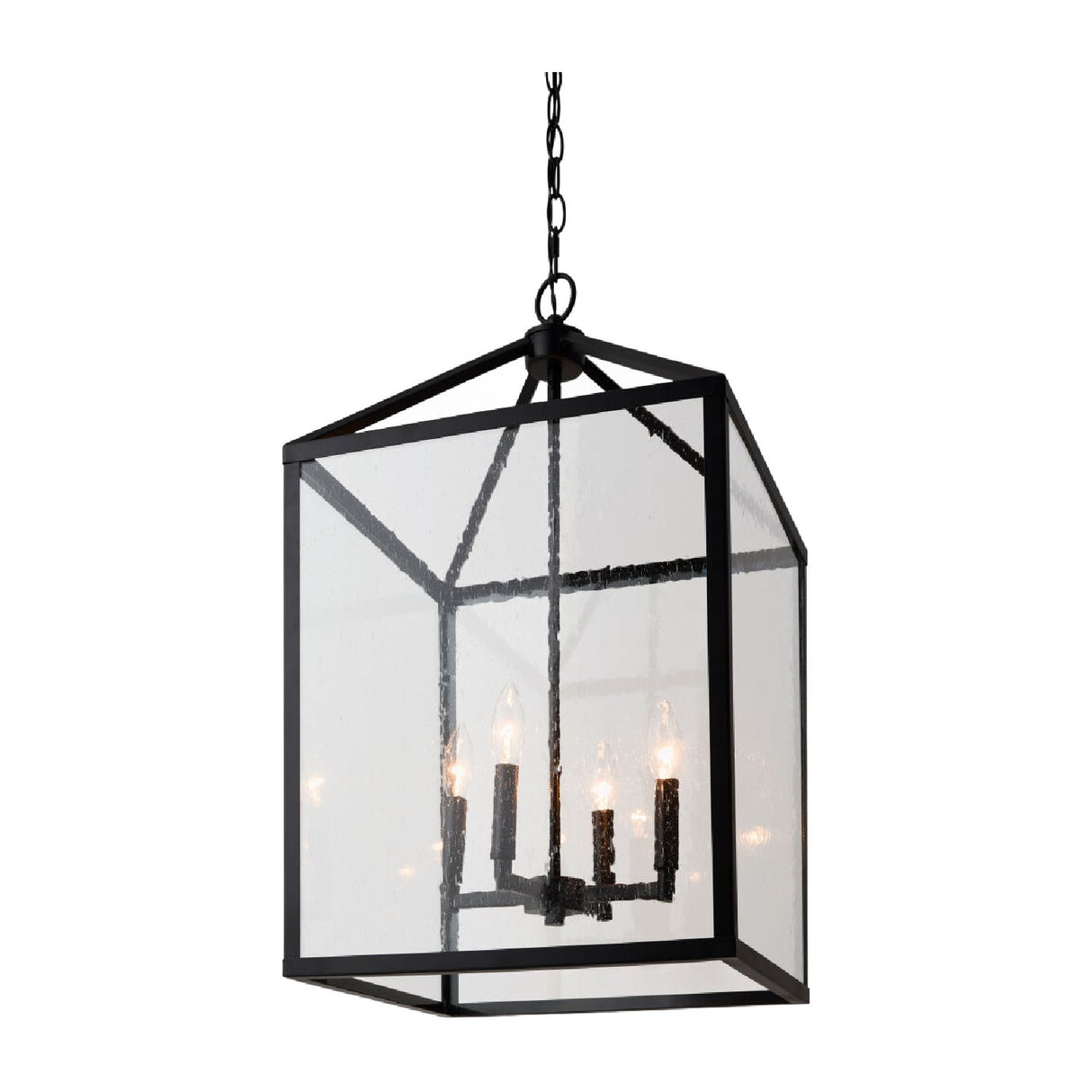 Modern European furniture - Iron-Framed 4-Light Chandelier - www.oroa.com