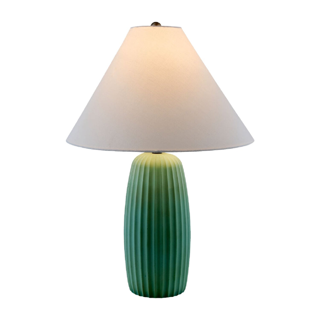 Modern European furniture - Painted Cement Linen Table Lamp - www.oroa.com