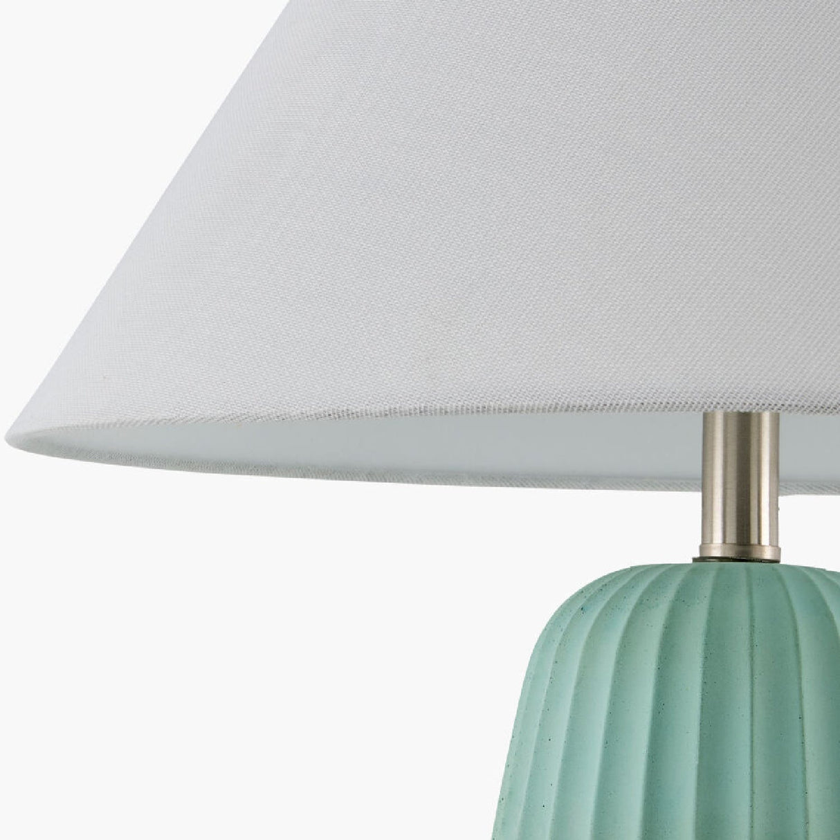 Modern European furniture - Painted Cement Linen Table Lamp - www.oroa.com