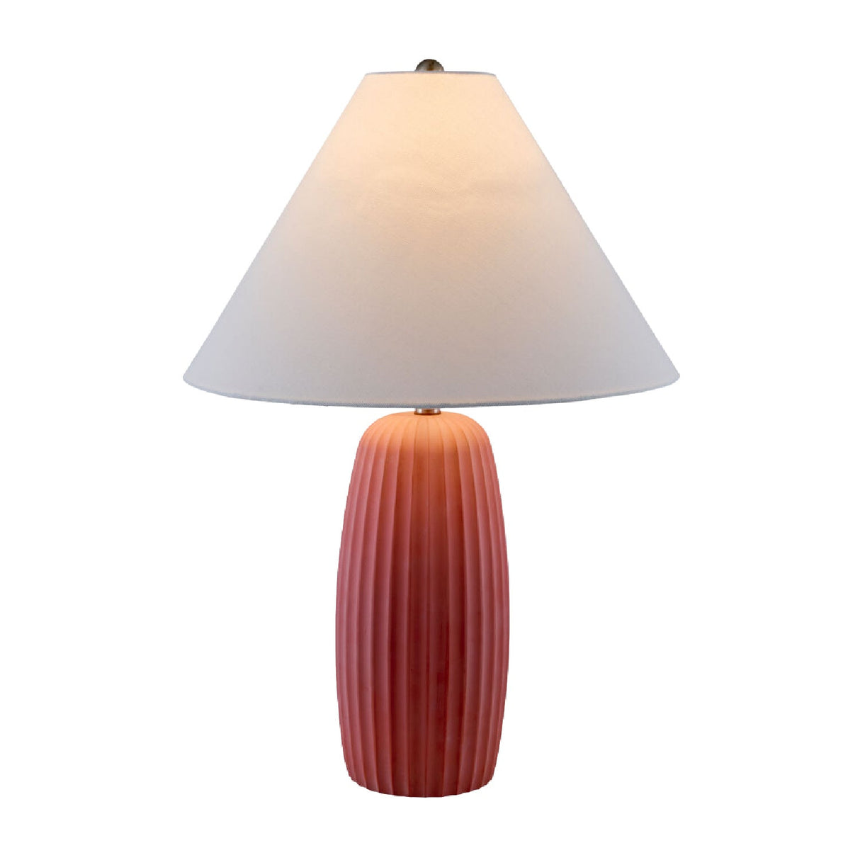 Modern European furniture - Painted Cement Linen Table Lamp - www.oroa.com