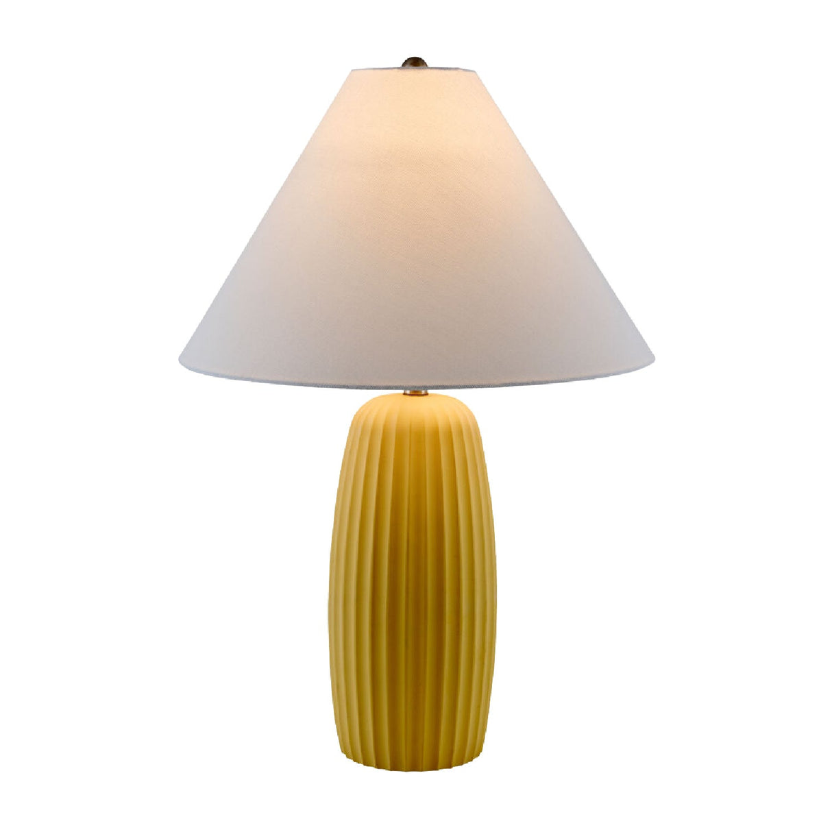 Modern European furniture - Painted Cement Linen Table Lamp - www.oroa.com