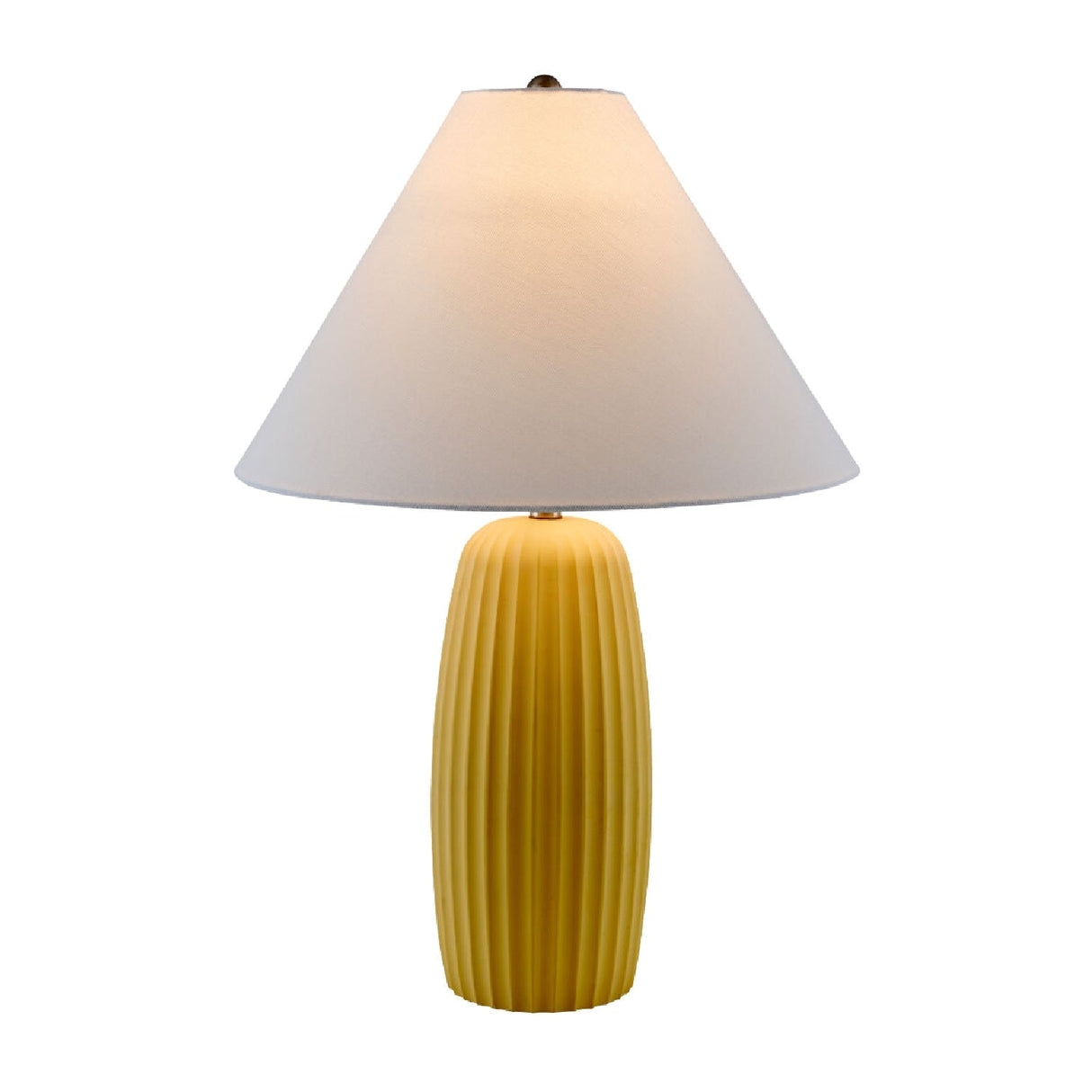 Modern European furniture - Painted Cement Linen Table Lamp - www.oroa.com
