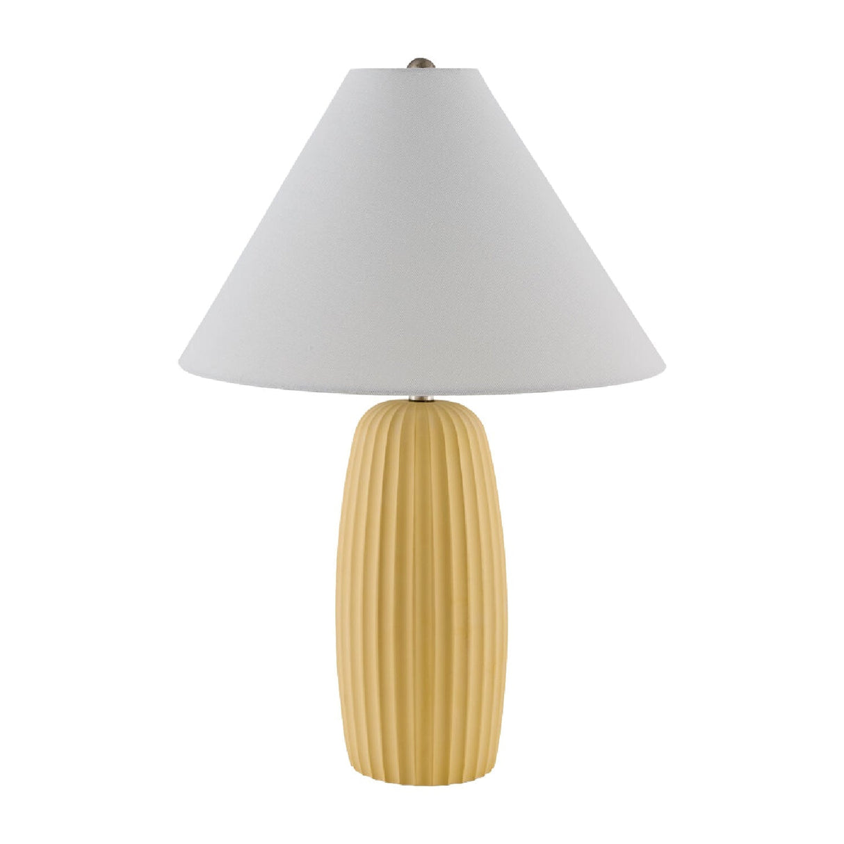 Modern European furniture - Painted Cement Linen Table Lamp - www.oroa.com