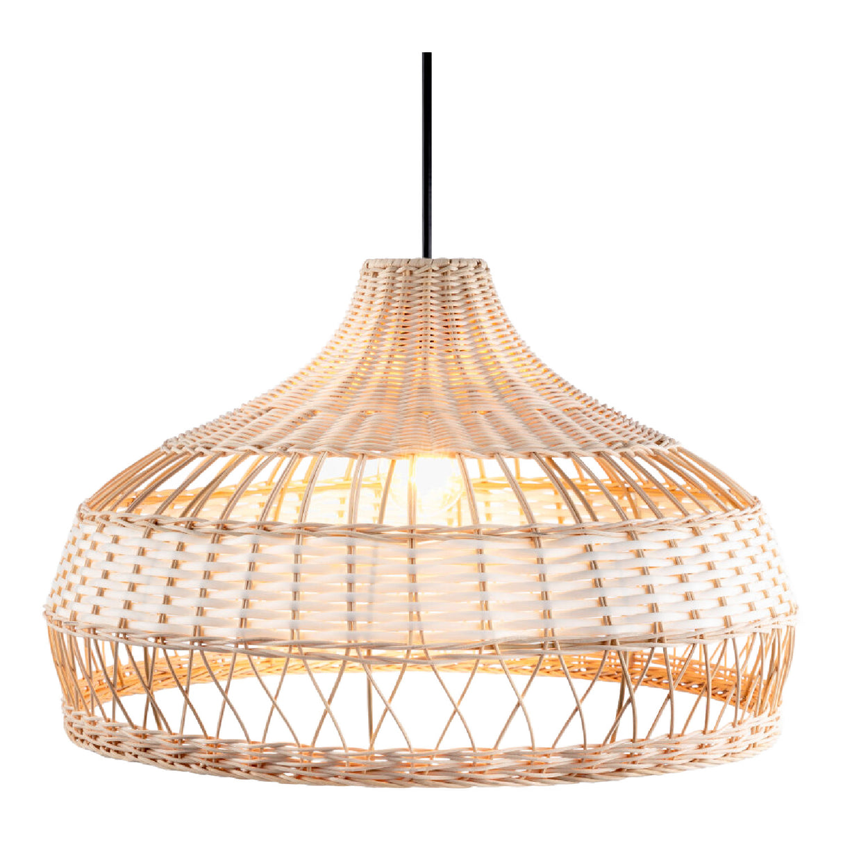 Braided Rattan Pendant Lamp | Oroa.com