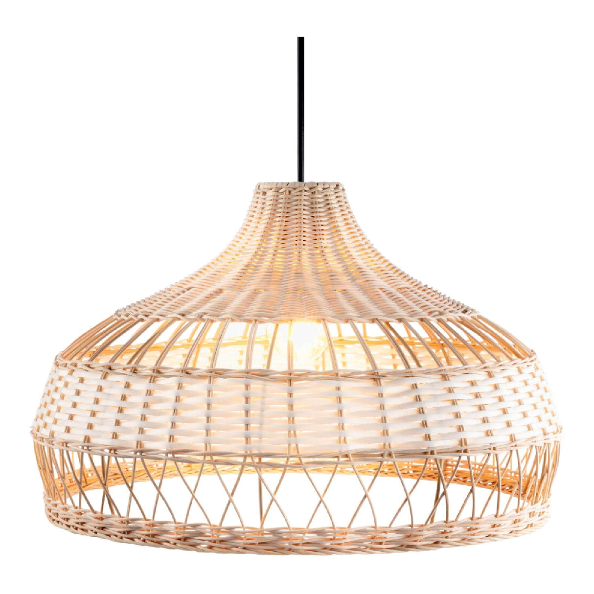 Modern European furniture - Braided Rattan Pendant Lamp - www.oroa.com
