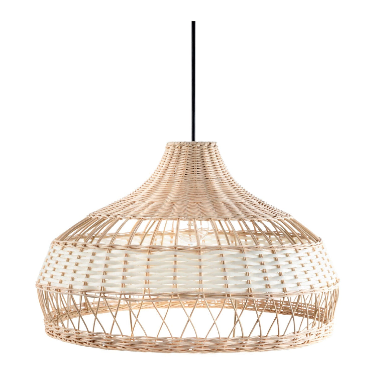 Modern European furniture - Braided Rattan Pendant Lamp - www.oroa.com
