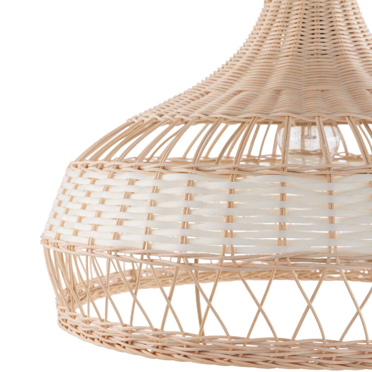 Braided Rattan Pendant Lamp | Oroa.com