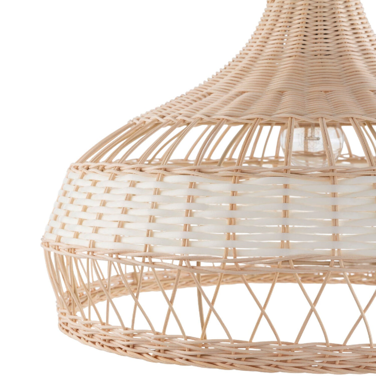 Modern European furniture - Braided Rattan Pendant Lamp - www.oroa.com