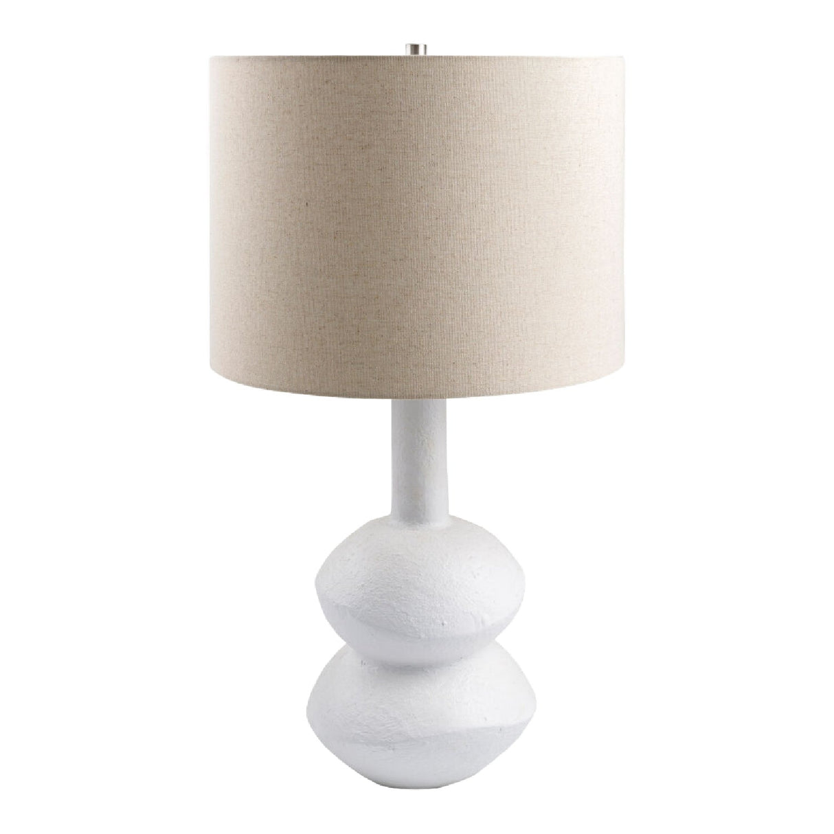 Modern European furniture - White Ceramic Table Lamp - www.oroa.com