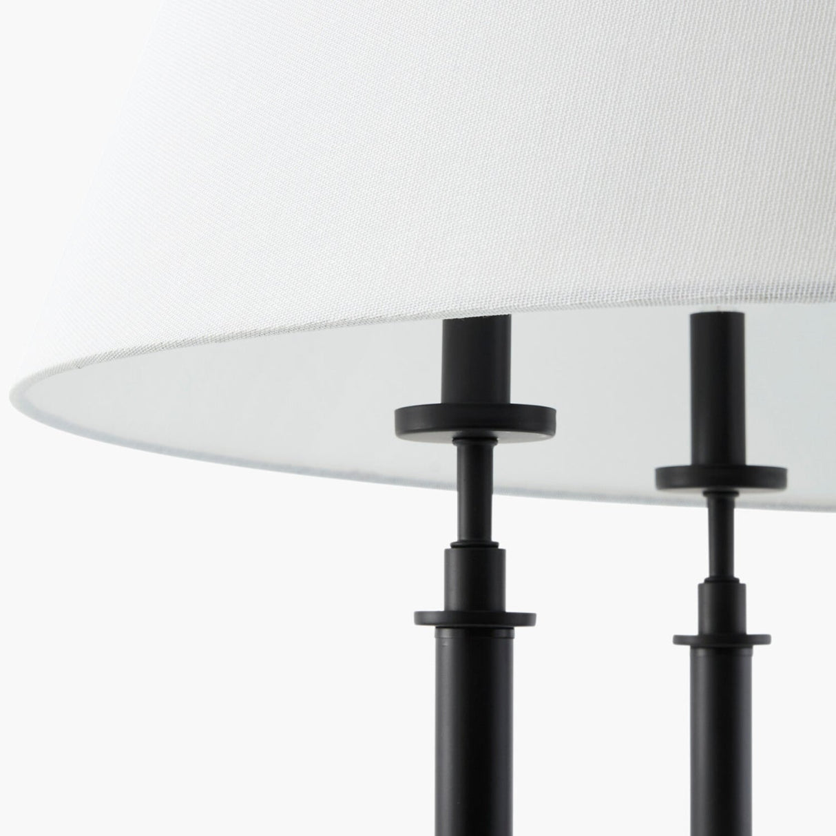 Modern European furniture - White Linen 5-Light Chandelier - www.oroa.com