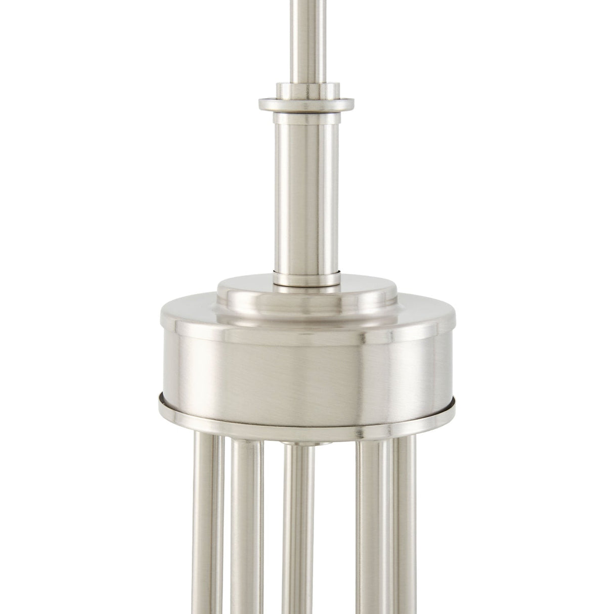 Modern European furniture - White Linen 5-Light Chandelier - www.oroa.com