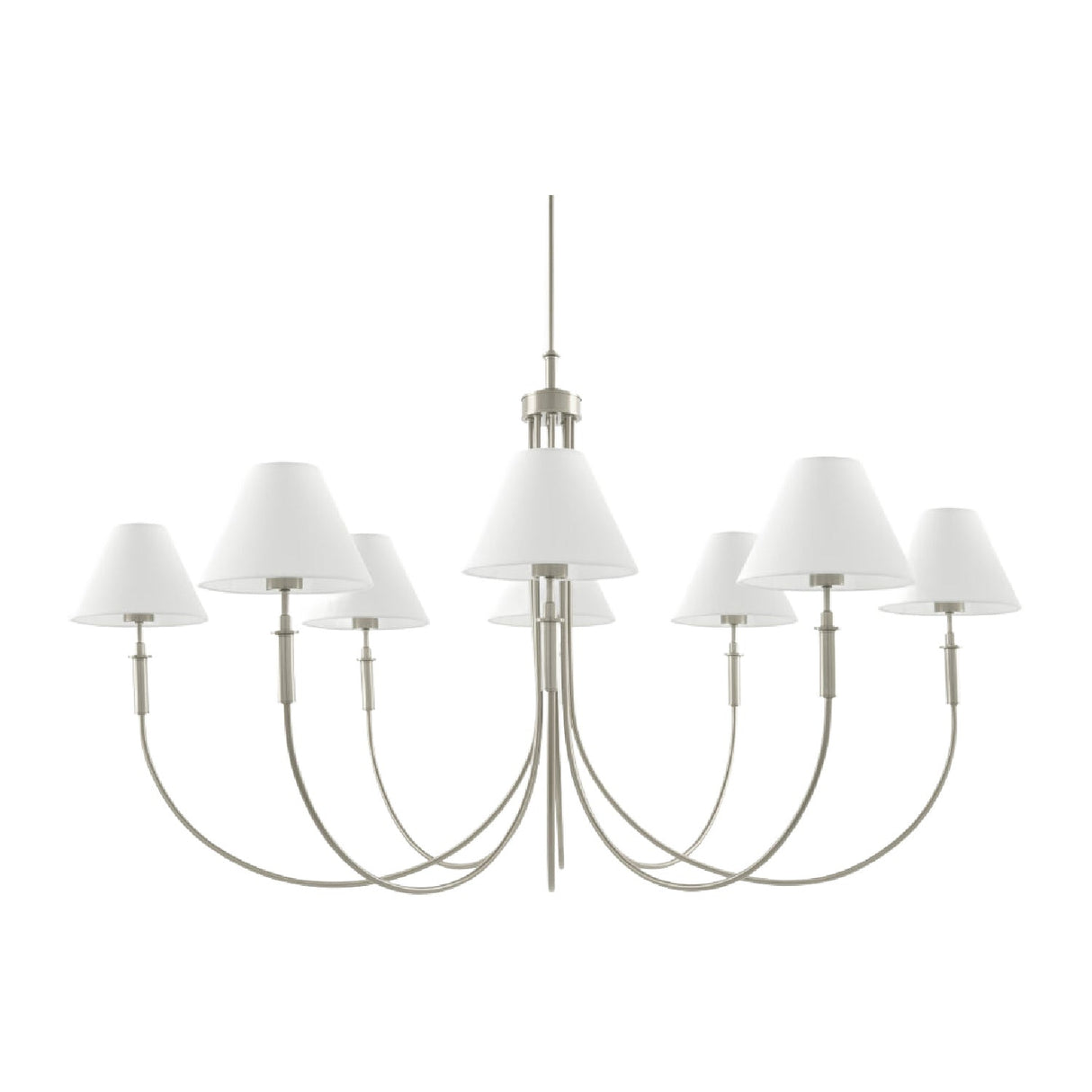 Modern European furniture - Linen Shade 8-Light Chandelier - www.oroa.com