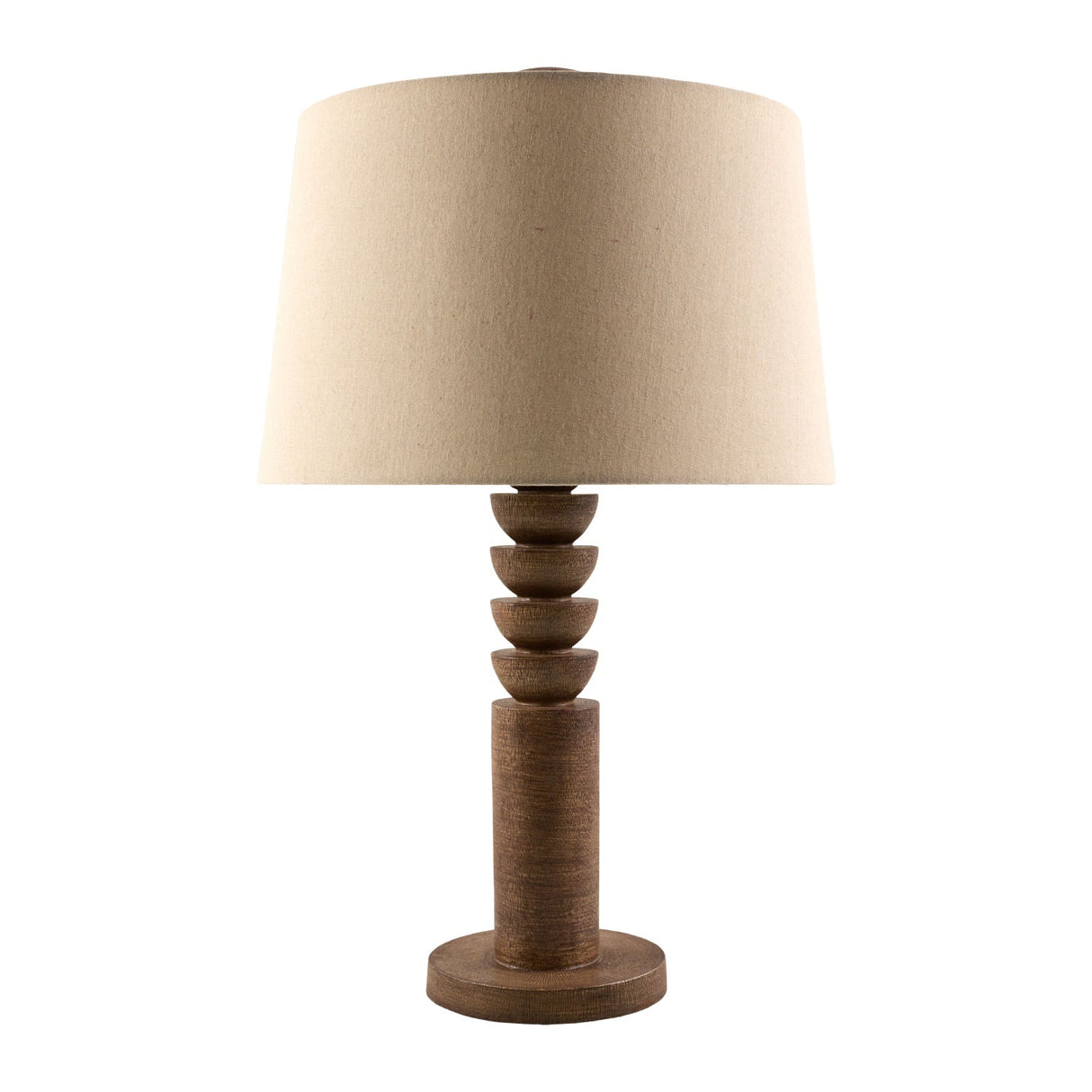 Modern European furniture - Cream Linen Accent Table Lamp - www.oroa.com