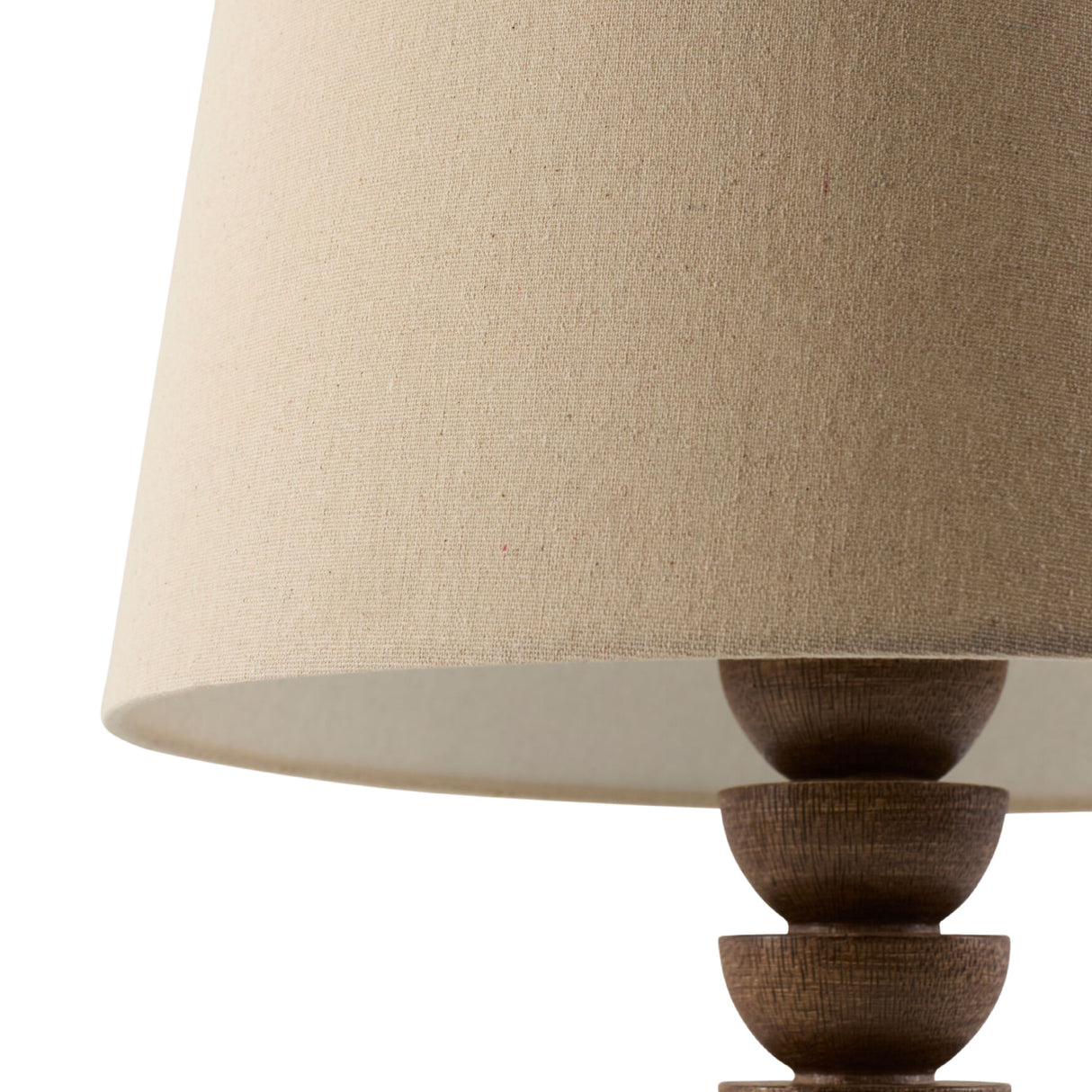 Cream Linen Accent Table Lamp | Oroa.com