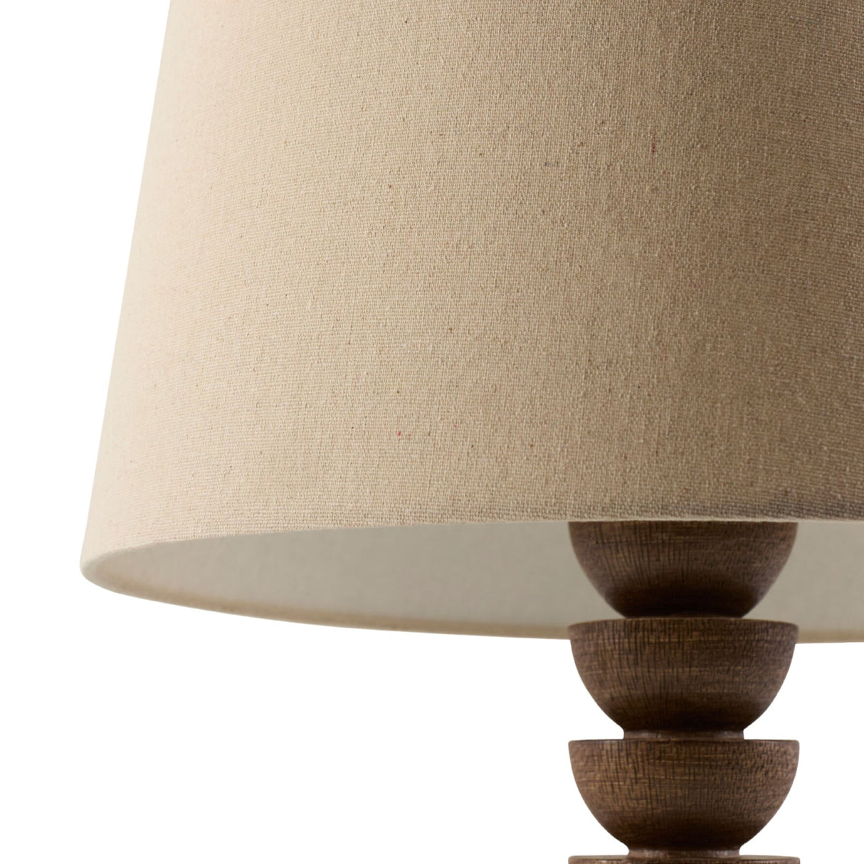 Modern European furniture - Cream Linen Accent Table Lamp - www.oroa.com