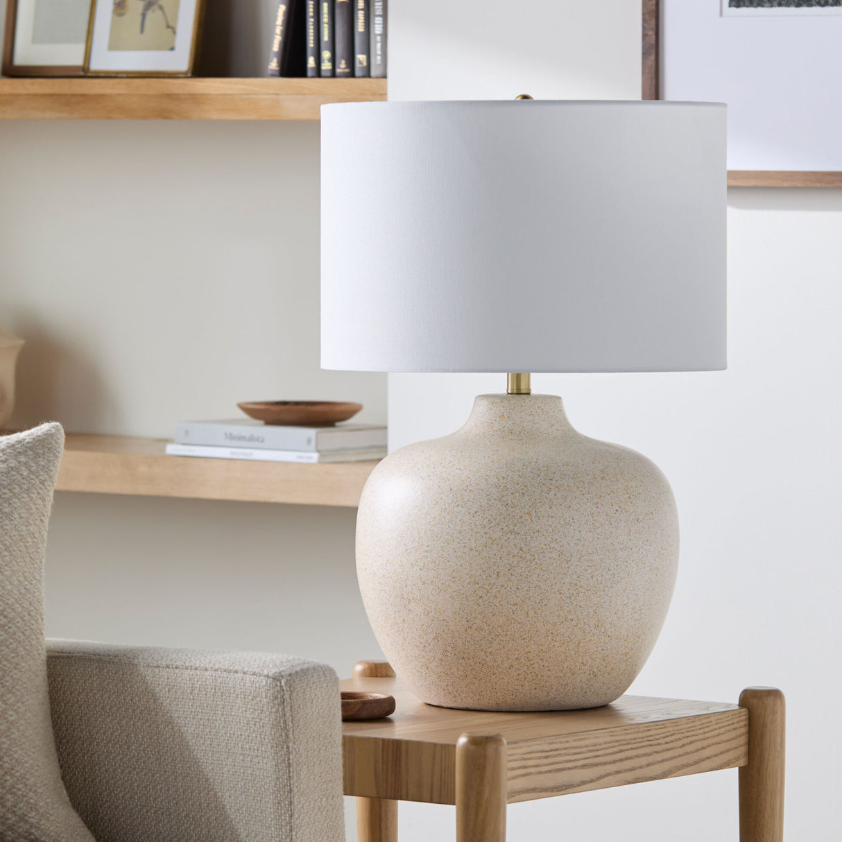 Modern European furniture - Painted Ceramic Table Lamp - www.oroa.com