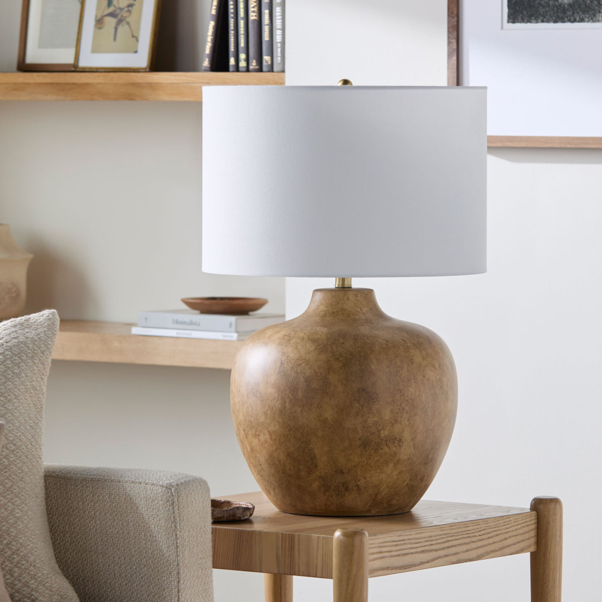 Modern European furniture - Painted Ceramic Table Lamp - www.oroa.com