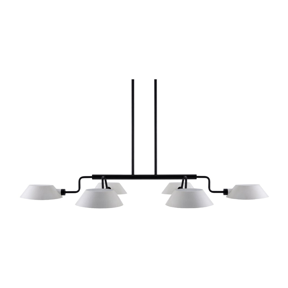 Modern European furniture - Metal Shade 6-Light Chandelier - www.oroa.com