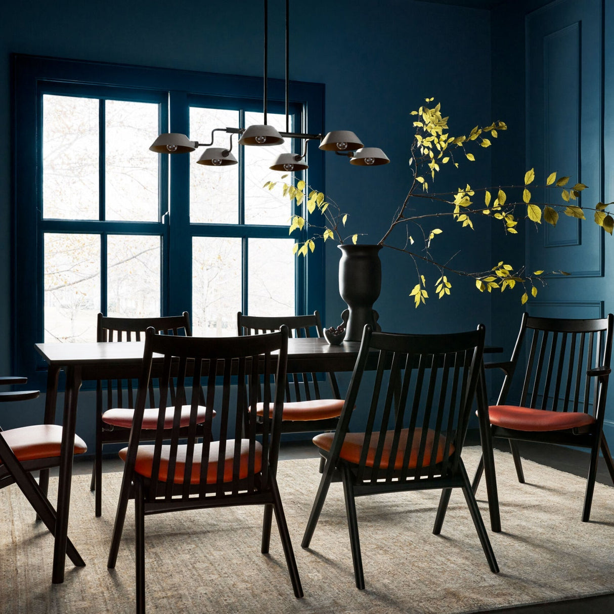 Modern European furniture - Metal Shade 6-Light Chandelier - www.oroa.com