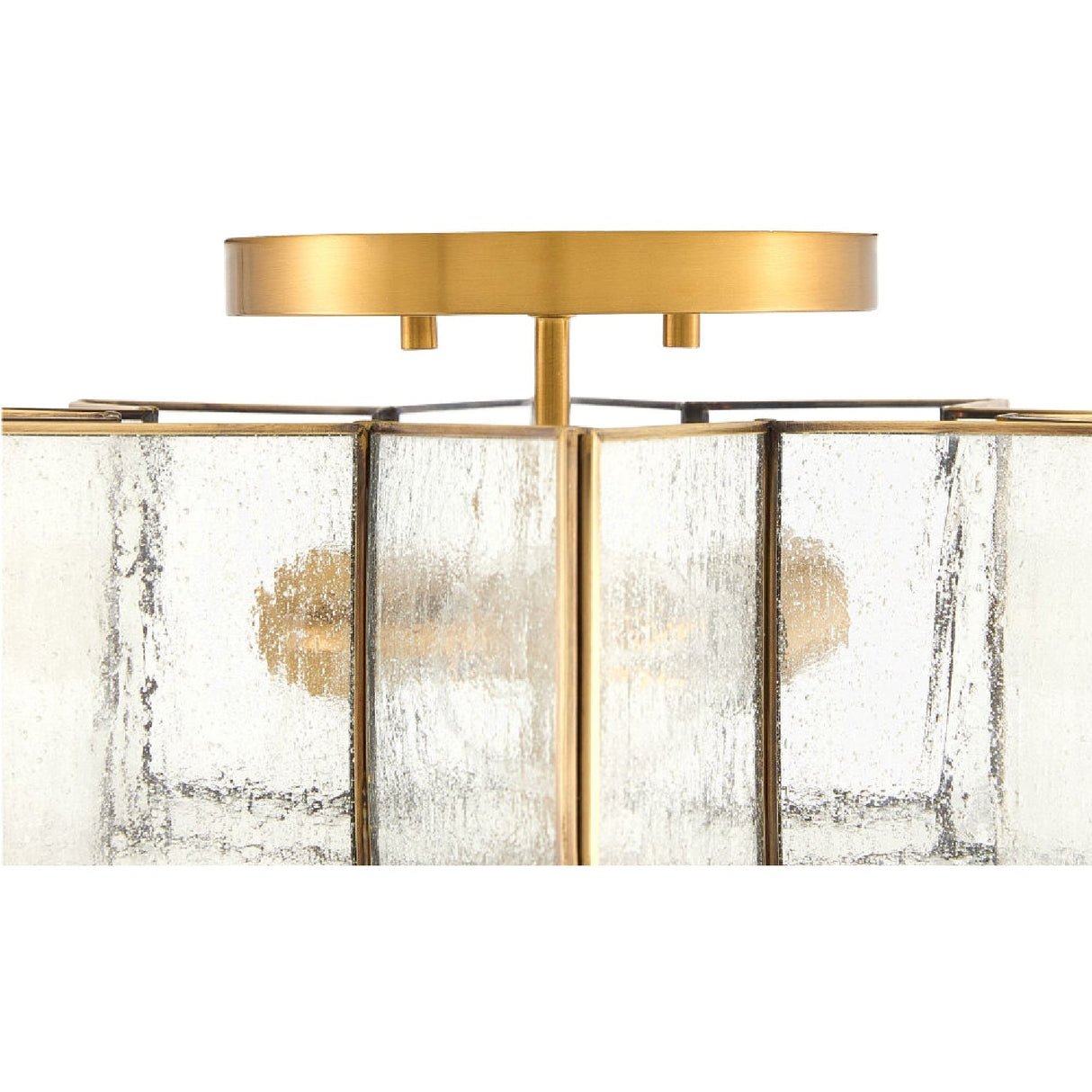 Modern European furniture - Iron-Framed Frosted Glass Ceiling Lamp - www.oroa.com