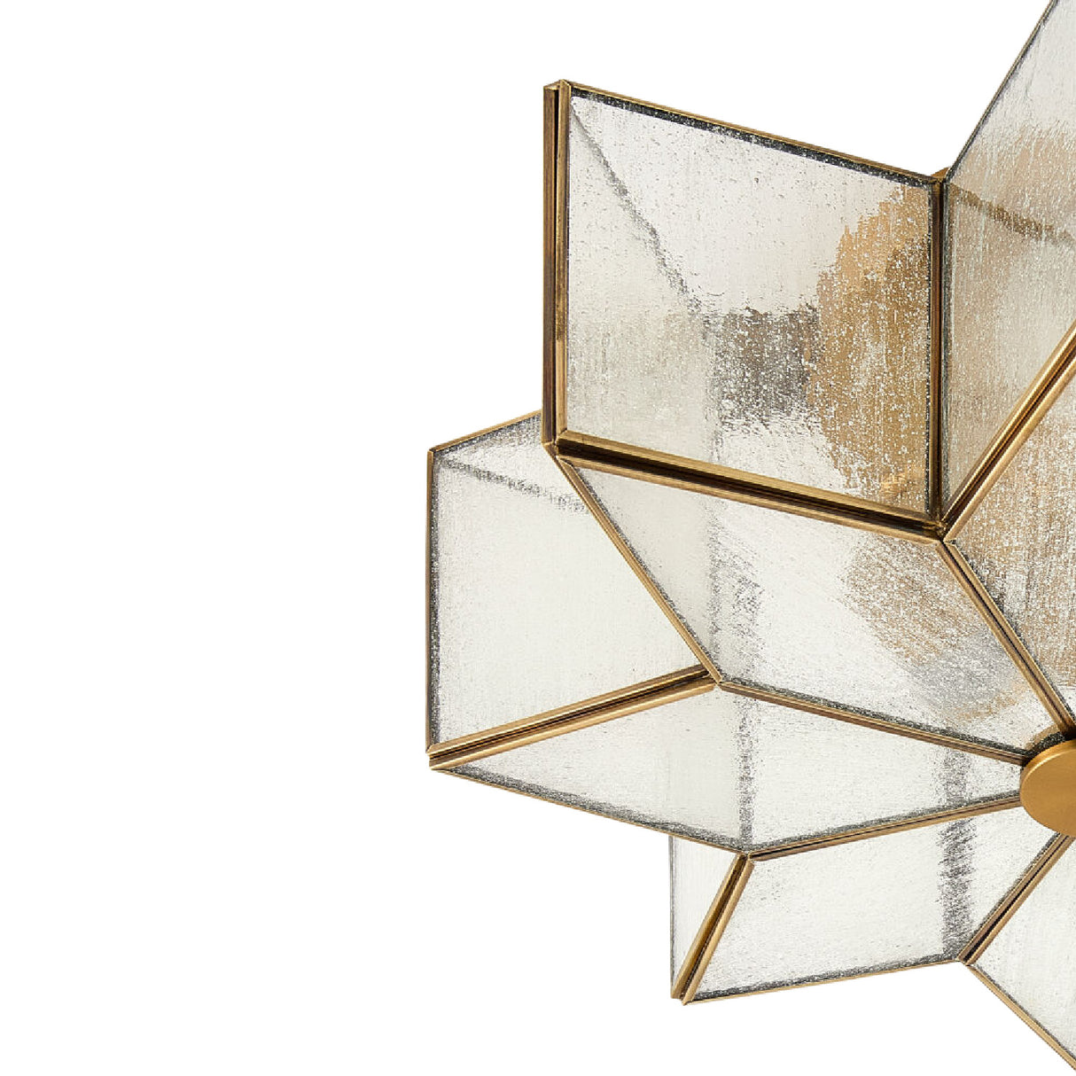 Iron-Framed Frosted Glass Ceiling Lamp | Oroa.com