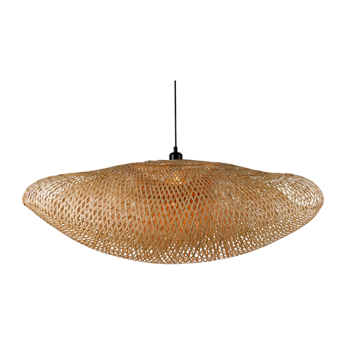 Braided Bamboo Pendant Lamp | Oroa.com