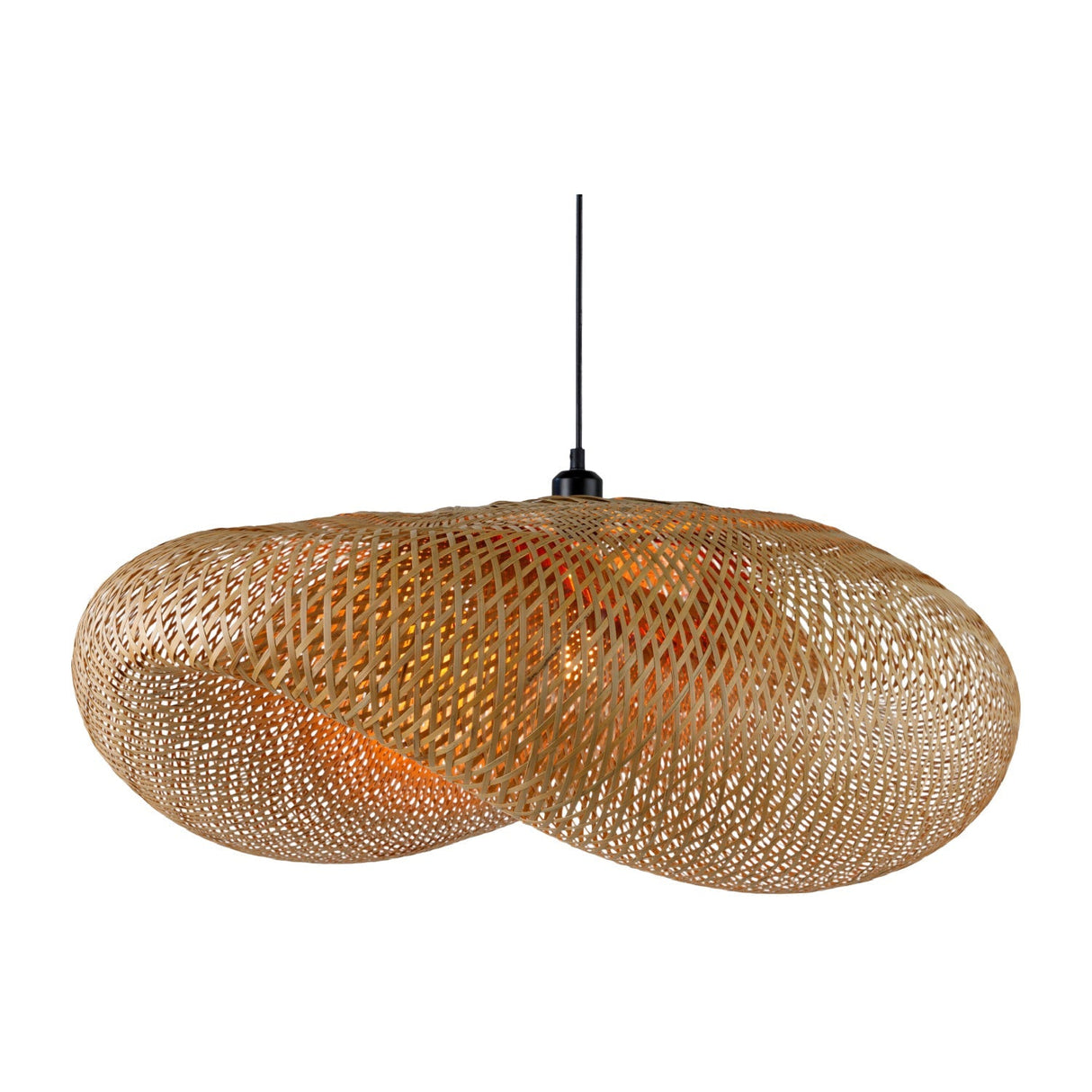 Modern European furniture - Braided Bamboo Pendant Lamp - www.oroa.com