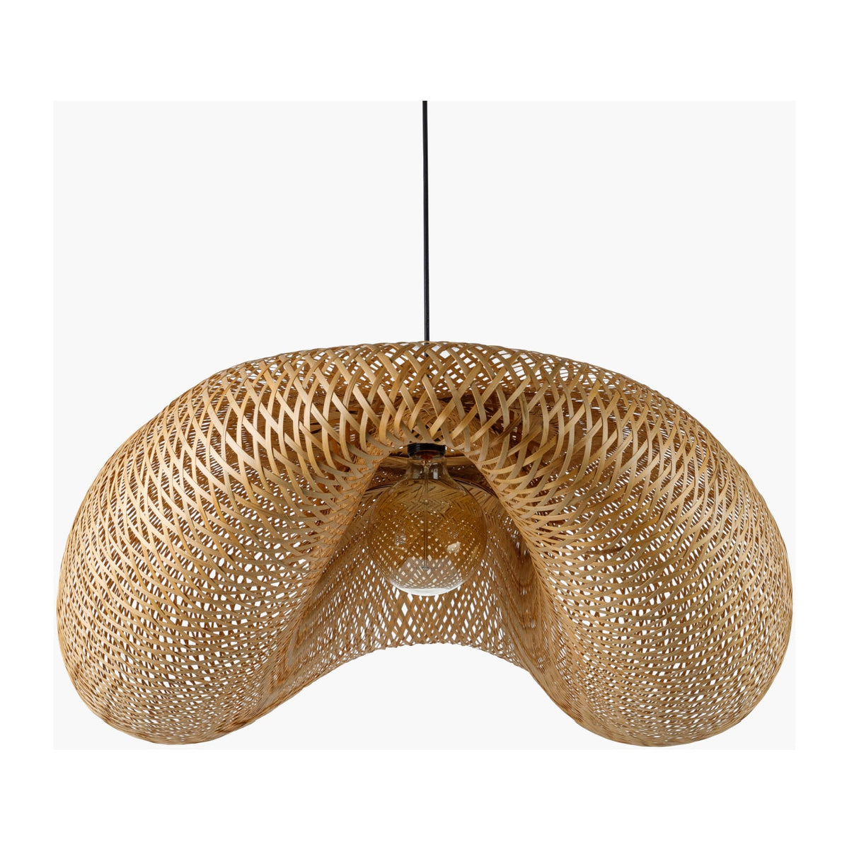 Modern European furniture - Braided Bamboo Pendant Lamp - www.oroa.com