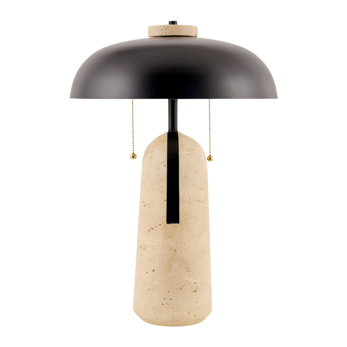 Modern European furniture - Black Brass Accent Table Lamp - www.oroa.com