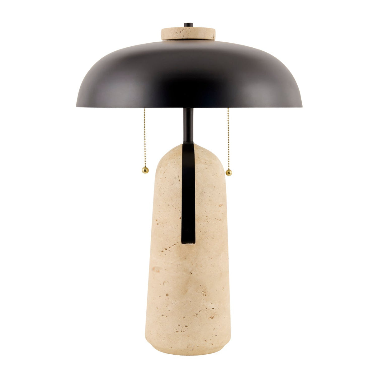 Modern European furniture - Black Brass Accent Table Lamp - www.oroa.com