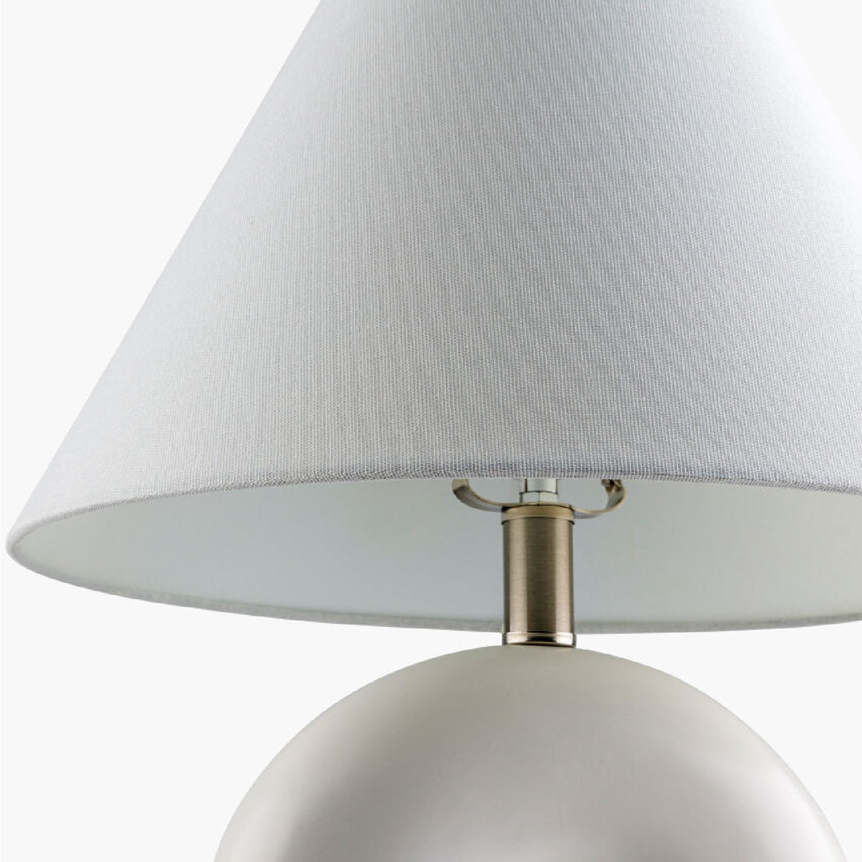 Modern European furniture - White Arched Ceramic Table Lamp - www.oroa.com