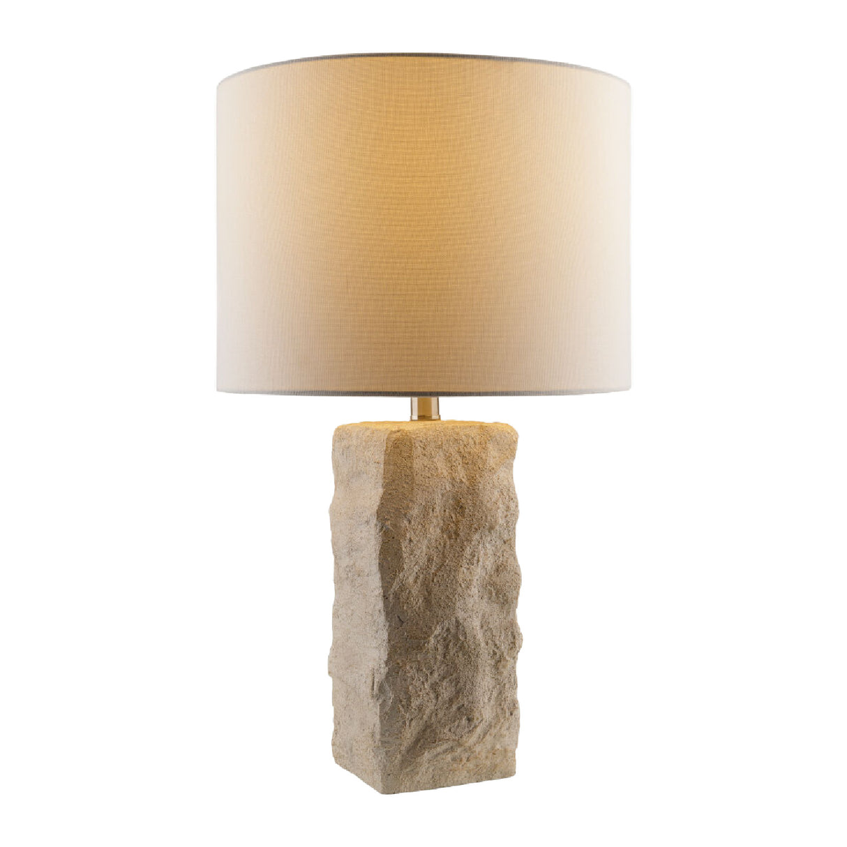 Modern European furniture - White Organic Textured Table Lamp - www.oroa.com