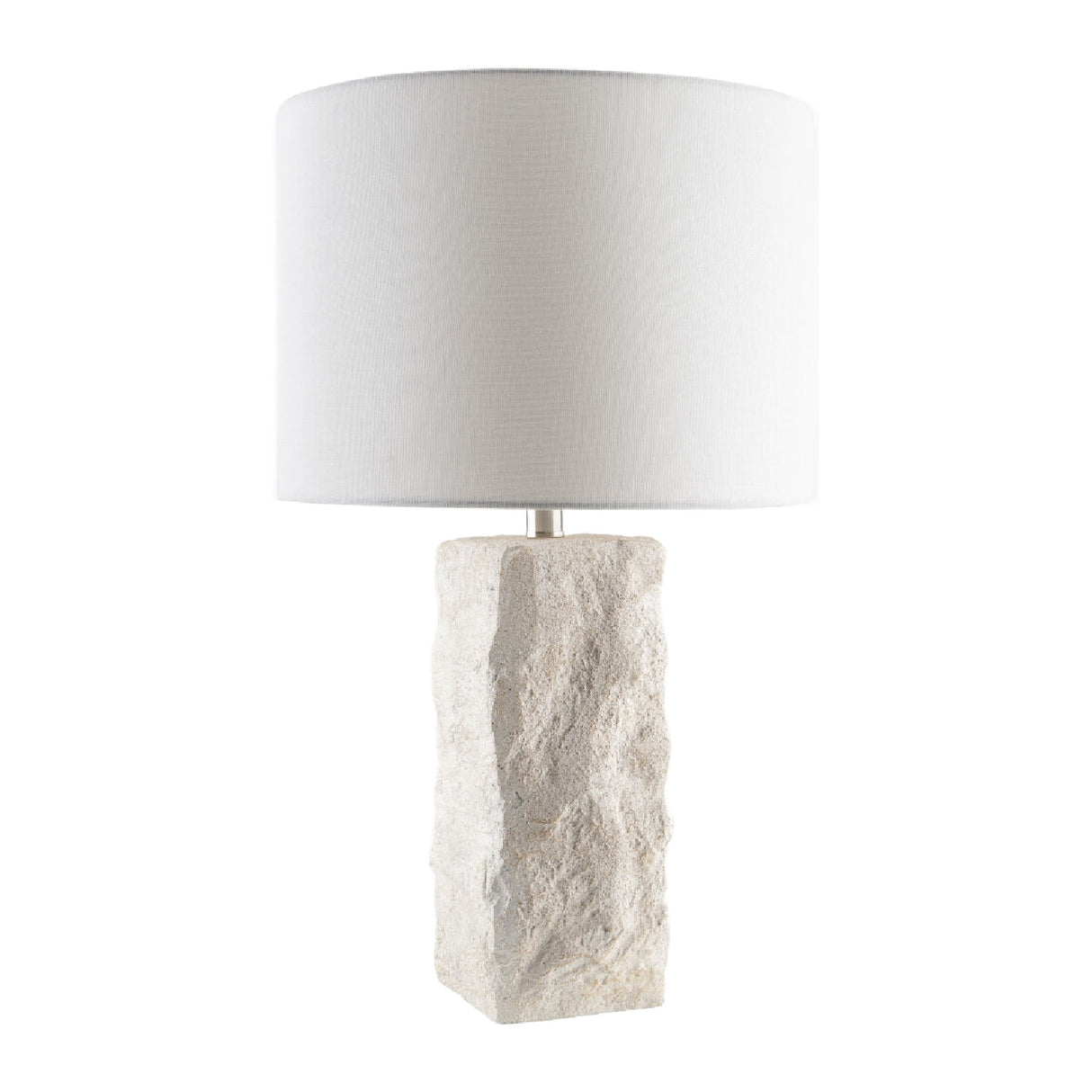 Modern European furniture - White Organic Textured Table Lamp - www.oroa.com