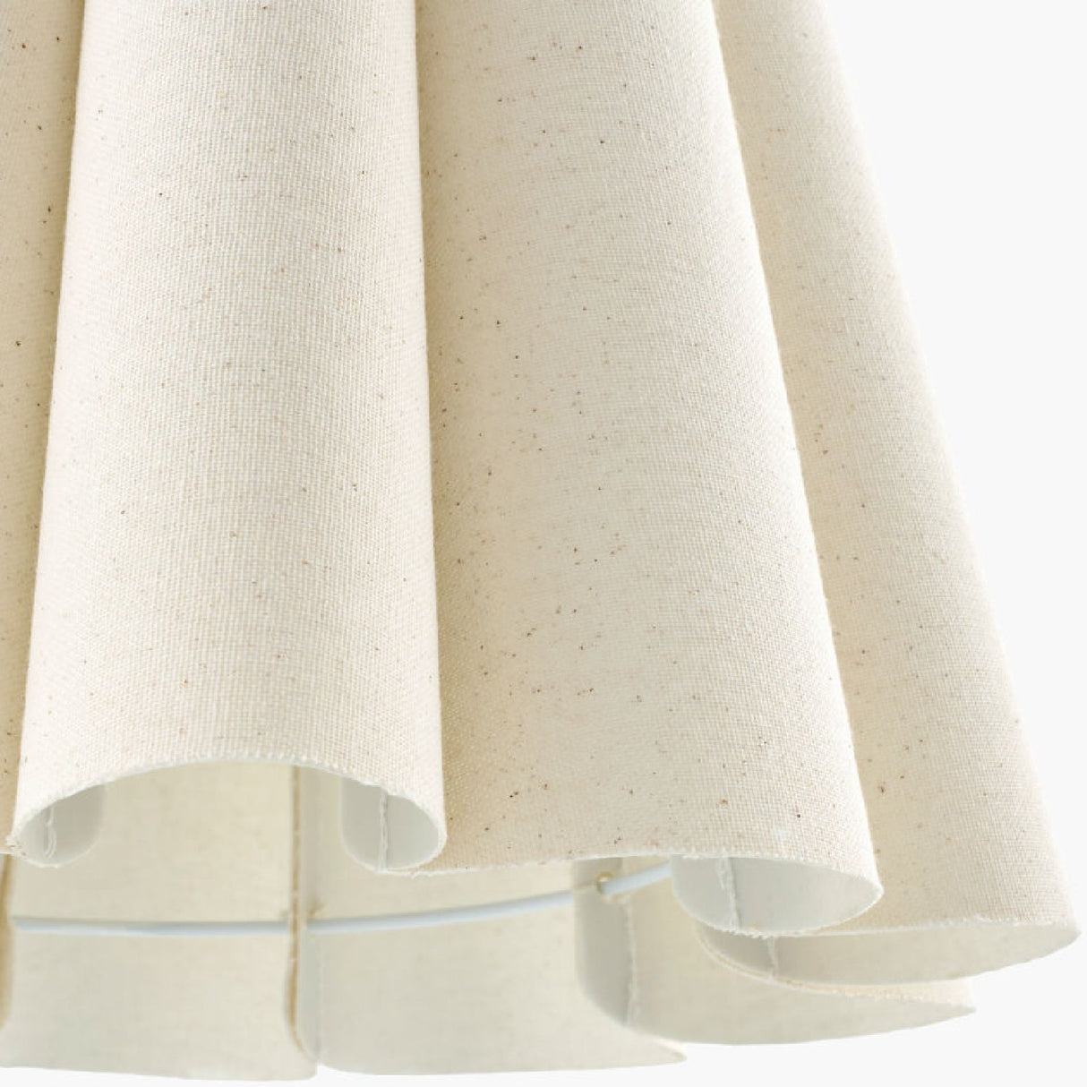 Modern European furniture - Pleated Cream Linen Wall Lamp - www.oroa.com